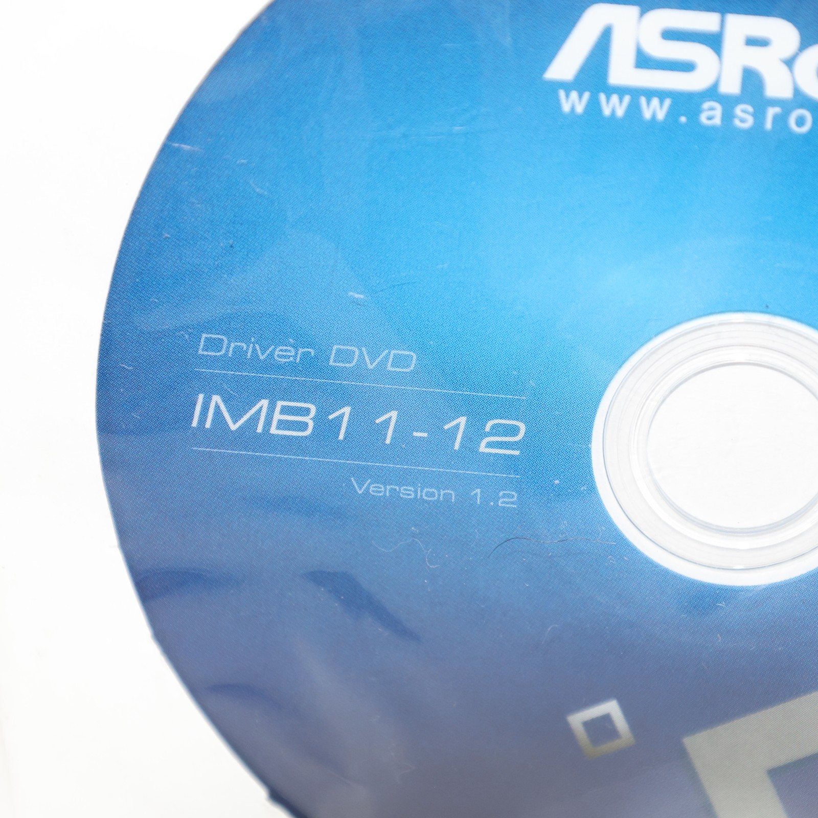 ASRock Driver DVD IMB11-12 Version 1.2 Software Disc