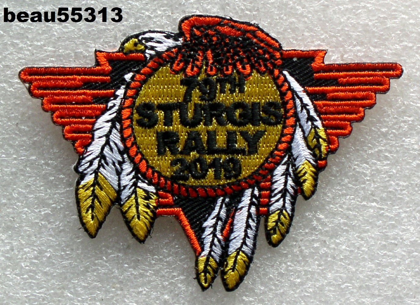 ⭐2019 79th STURGIS SOUTH DAKOTA HARLEY BIKE WEEK VEST JACKET PATCH