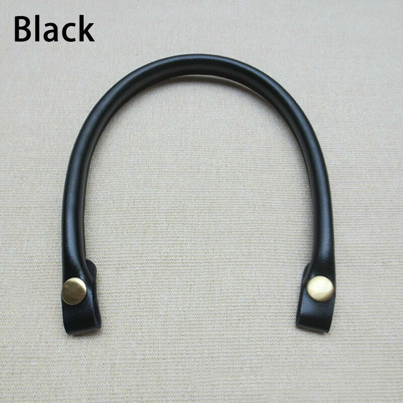 1PC PU Leather Handbag Strap Bag Handles Replacement Button Strap Accessories