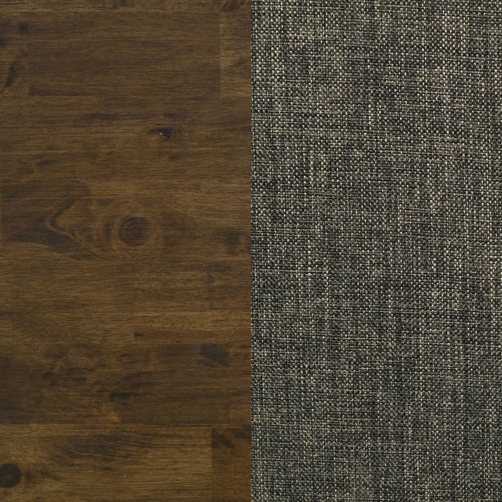 Knotty Nutmeg and Grey Ladderback Dining Chair