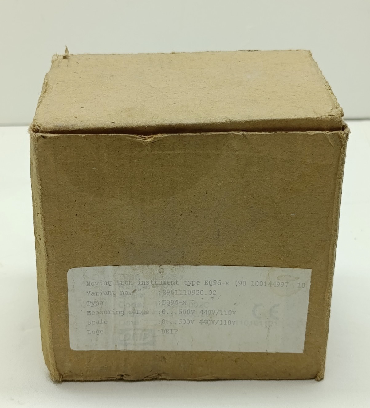DEIF EQ96-X 1200023002C Analog Panel Voltmeter Meter 600V 440V/110V