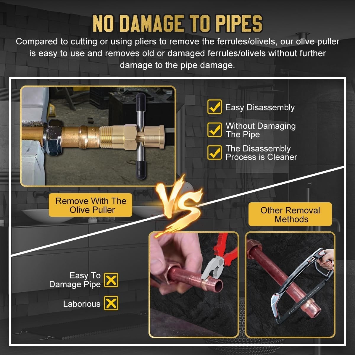Olive Ferrule Puller - Durable, Corrosion-Resistant Tool for Effortless Use