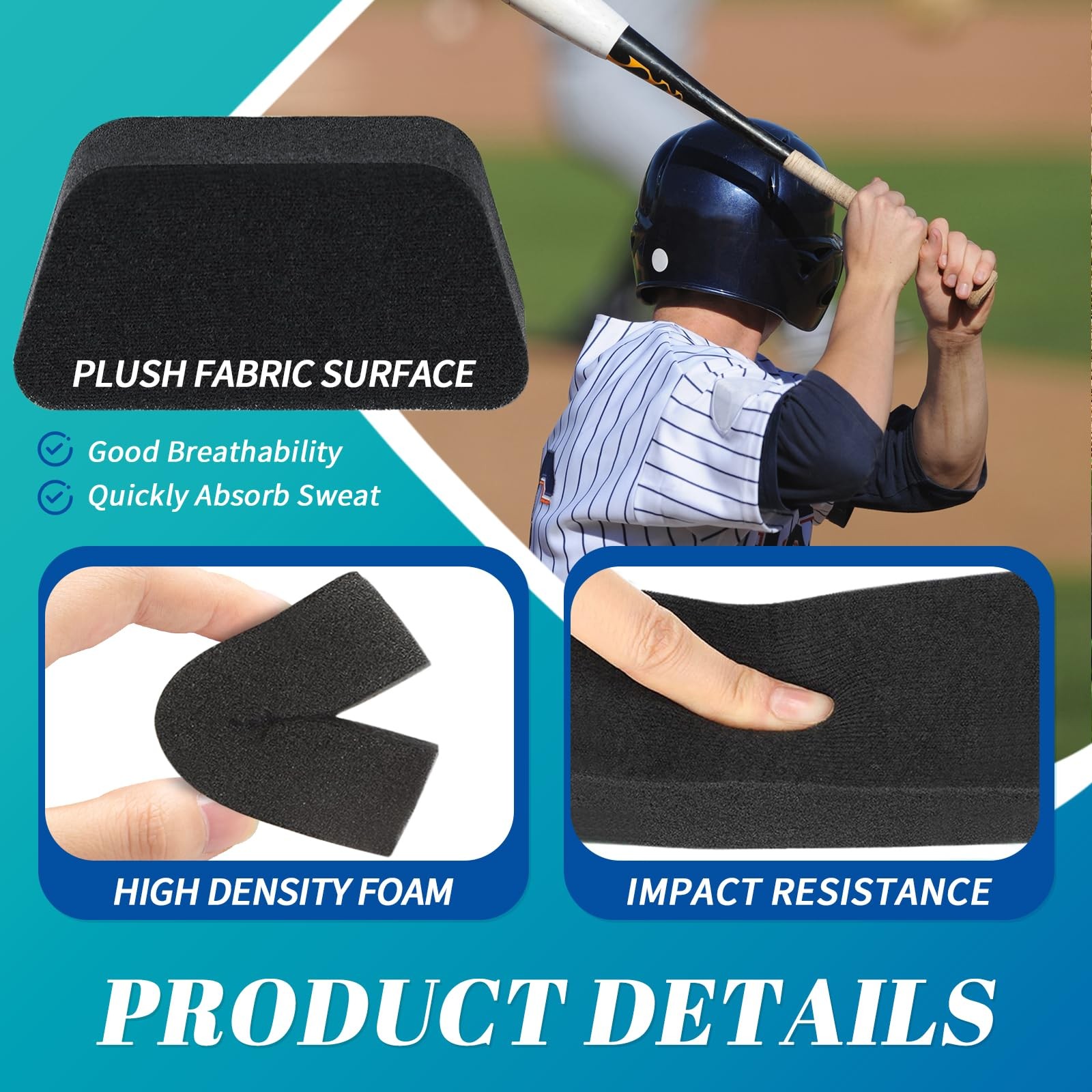 Helmet Padding Compatible with Easton Baseball Helmets, 0.79 inch Replacement