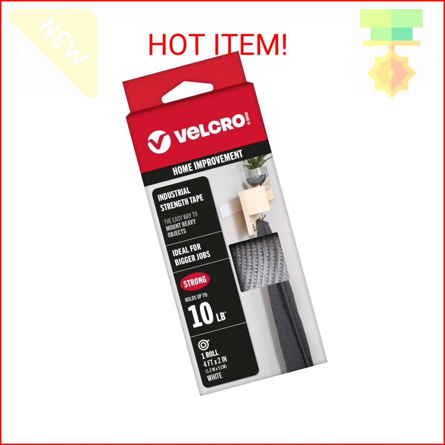 VELCRO Brand - Industrial Strength | Indoor & Outdoor Use | Superior Holding Pow