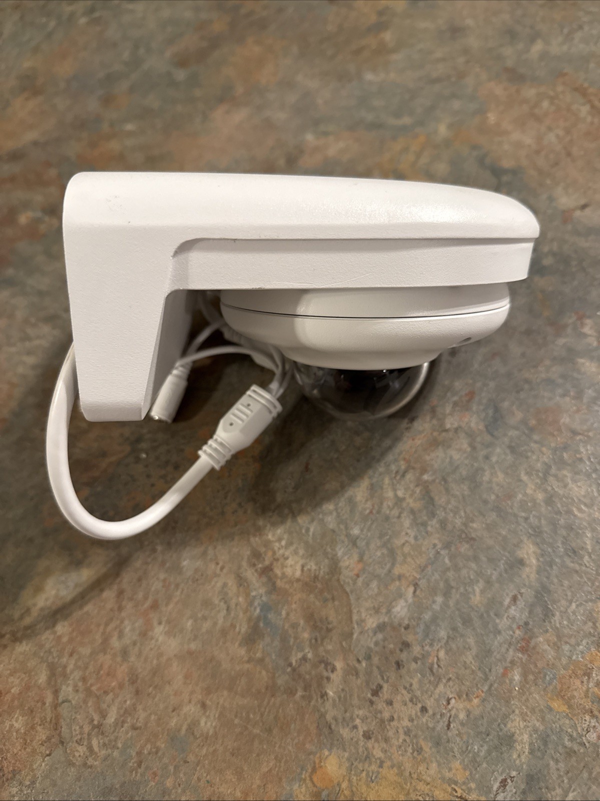 Used Wall Mount Speco O4P4  H.265 Mini Dome AI IP Camera, IR