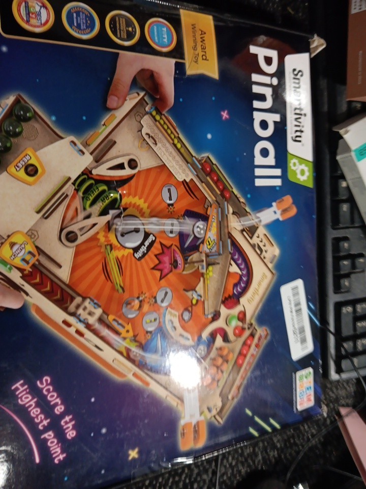 DIY Pinball Machine for Kids 8-14 Years Old Global Award Winning Arcade Game NIB