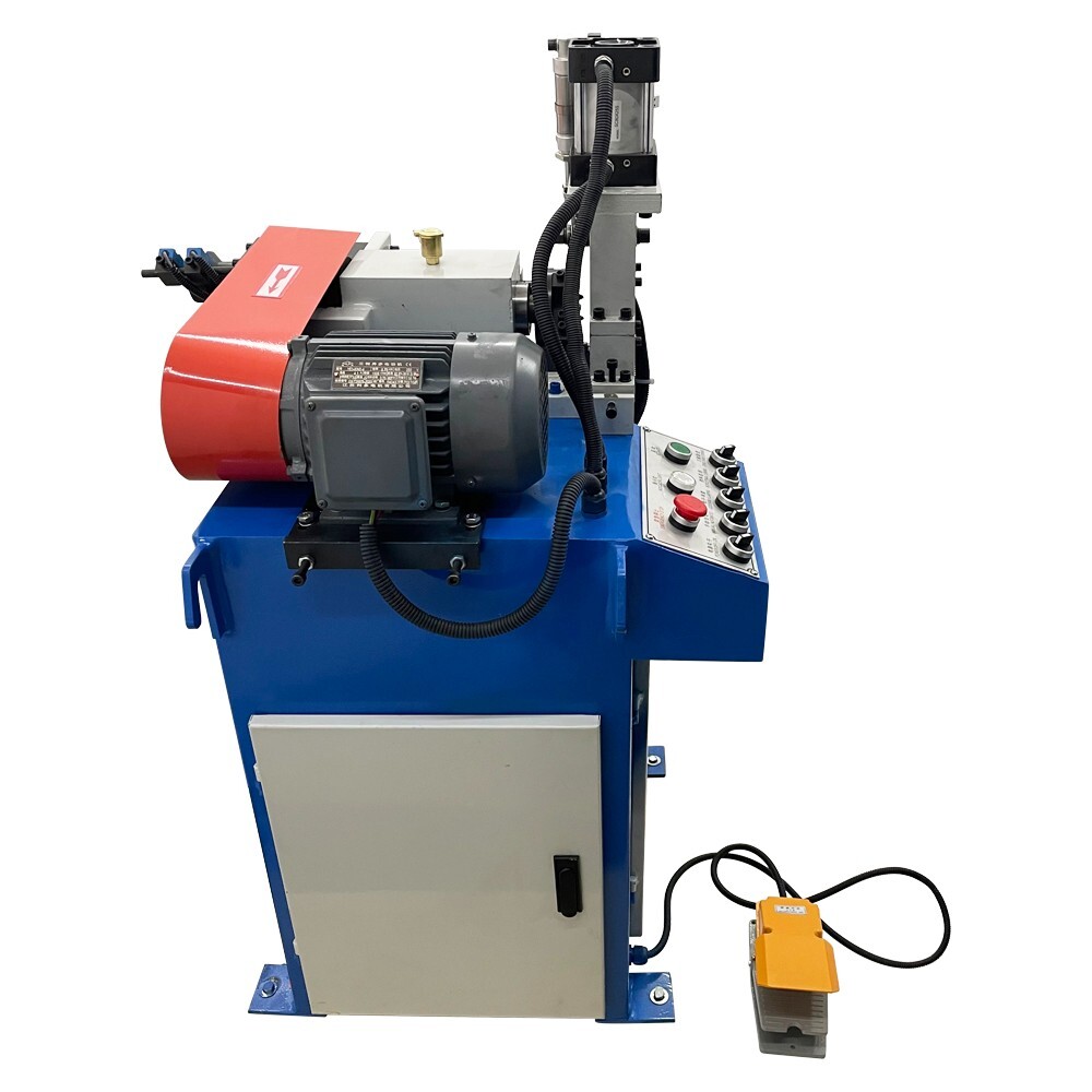 LDJ-60 Single End Air-operated Chamfering Bevelling Deburring Machine 220V