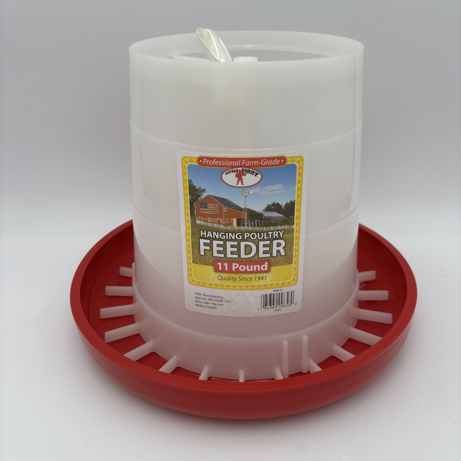 Little Giant Plastic Hanging Poultry Feeder Holds 11-Pound Feed