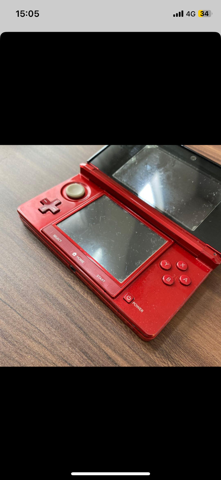 Nintendo 3DS Console – Red – Untested Condition