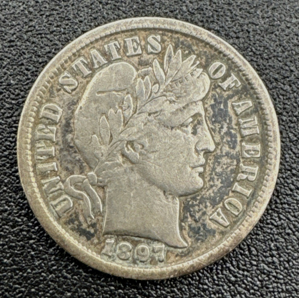1897 Barber Dime