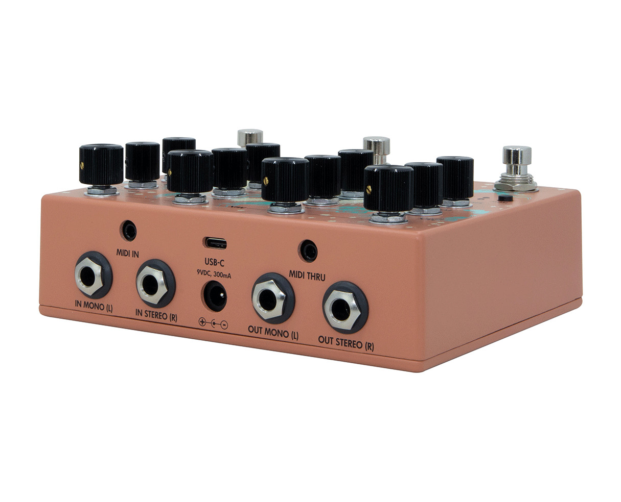 Walrus Audio Qi Etherealizer Multi Effect Pedal - Terracotta
