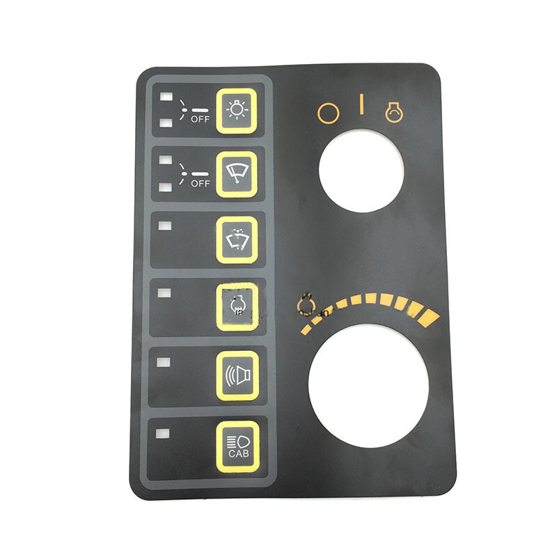 Knob Instrument Keypad Stickers For Hyundai Excavator R200 215 225 265 335 455-7