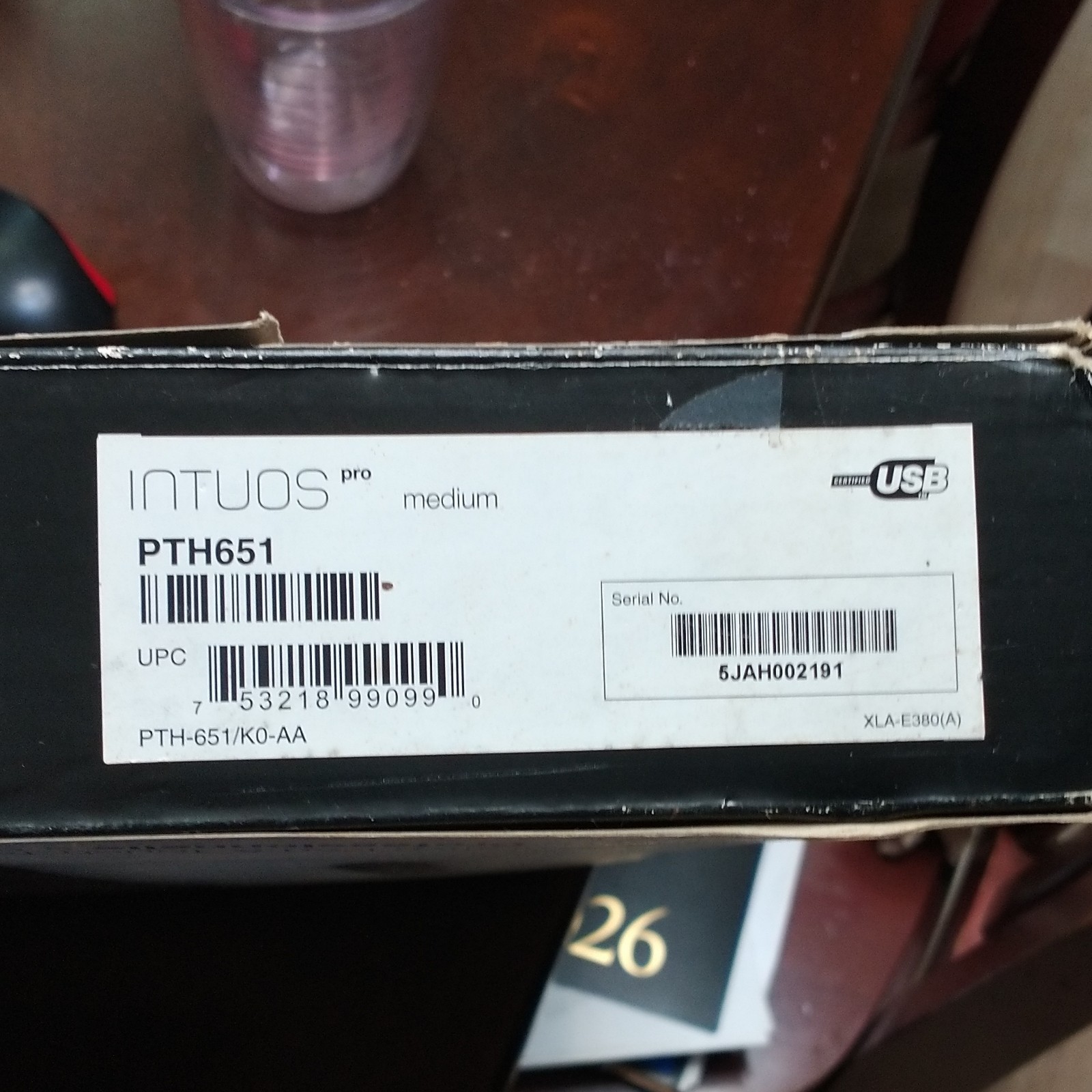 Wacom Intuos Pro PTH651 Medium Graphics Tablet USB PTH-651/K0-AA