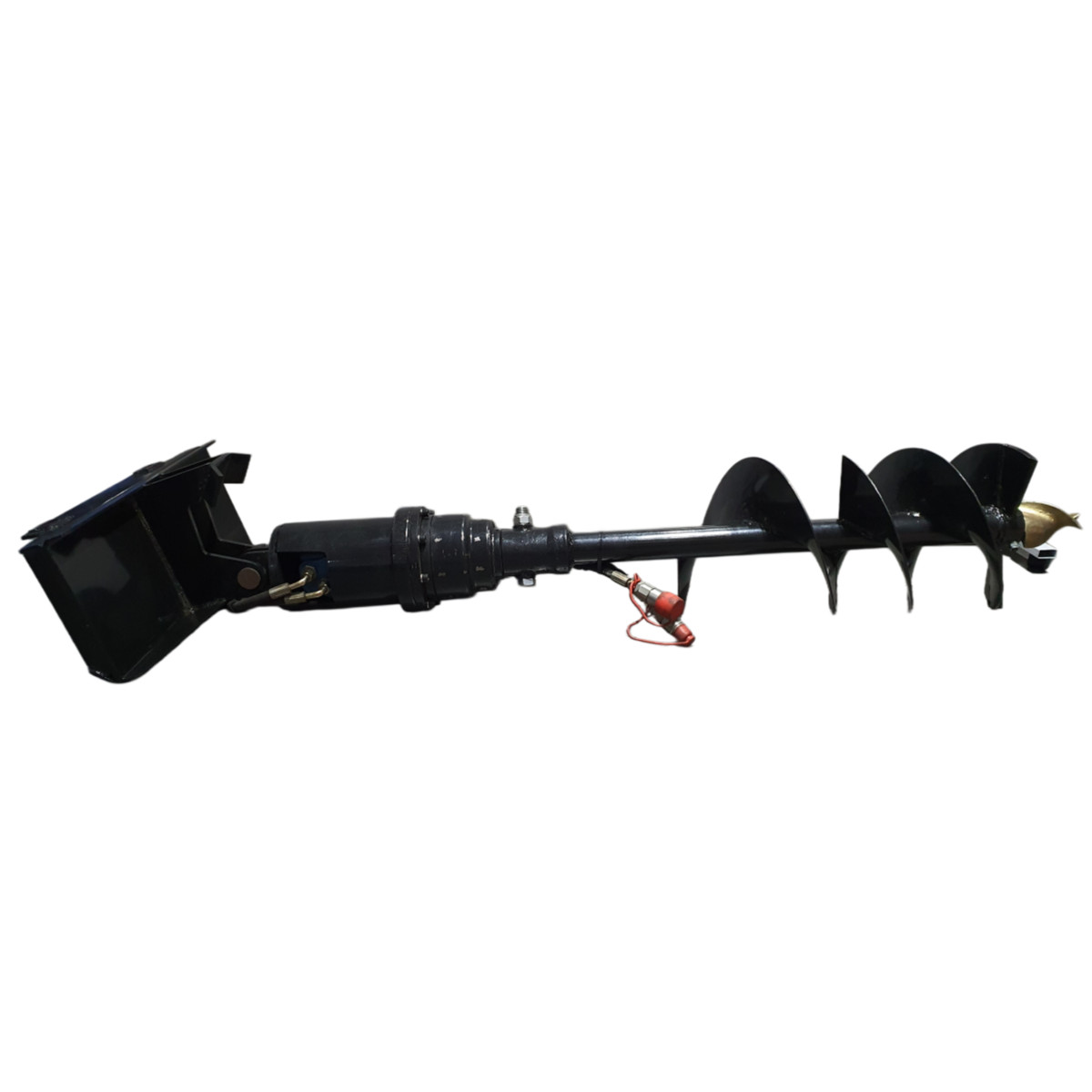 Agrotk Hydraulic Auger For Mini Skid Steer Loaders Attachment Fits All AGT Model
