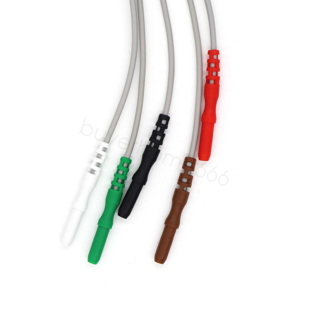 5-Lead ECG Cable Replacement for CONTEC TLC9803 Dynamic ECG System