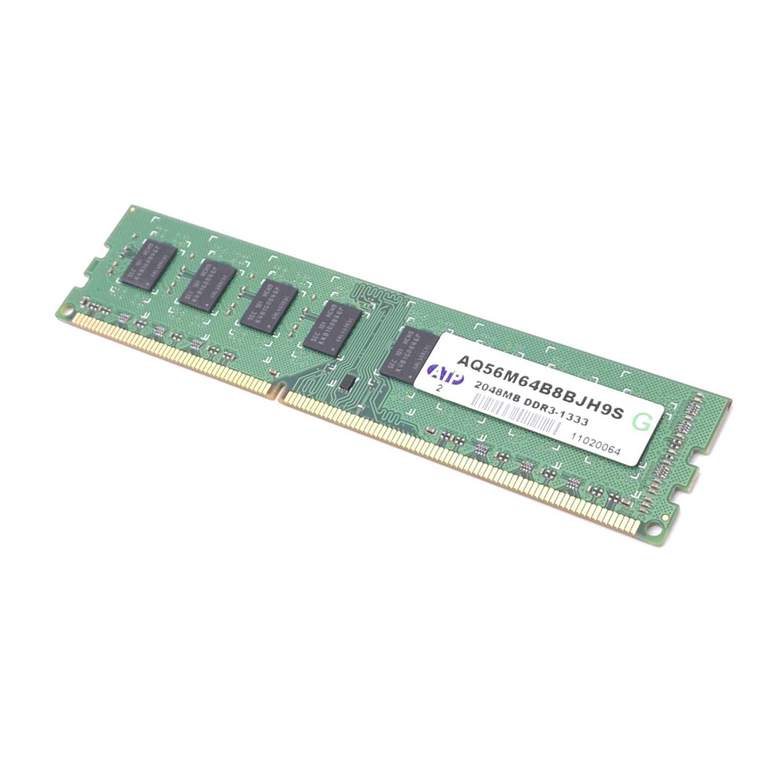 ATP Electronics AQ56M64B8BJH9S Memory Module, 2GB DDR3-1333 RAM, 240-Pin DIMM