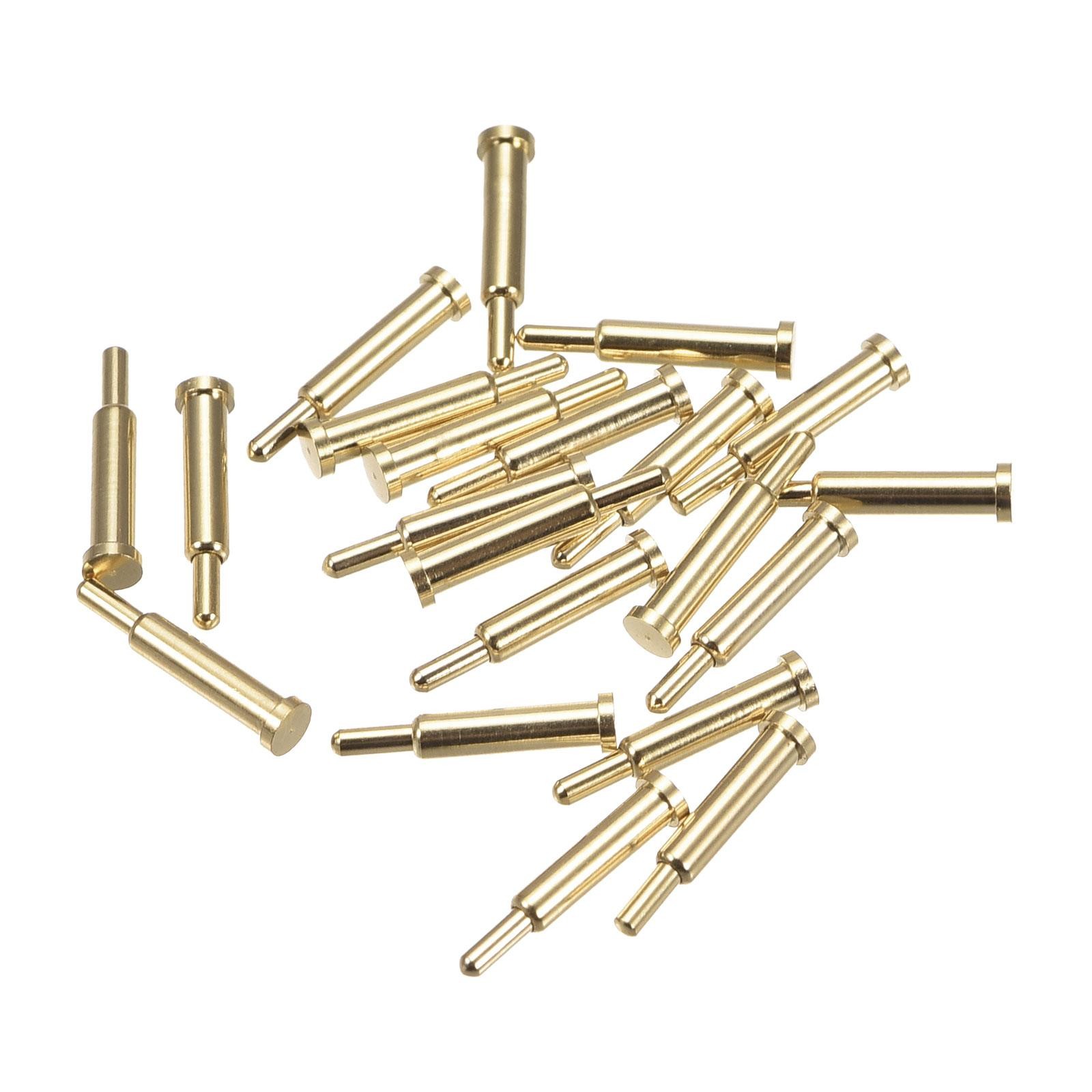 Spring Test Probe Pin 20pcs 0.9mm Tip 9mm Height 2mm Full Stroke