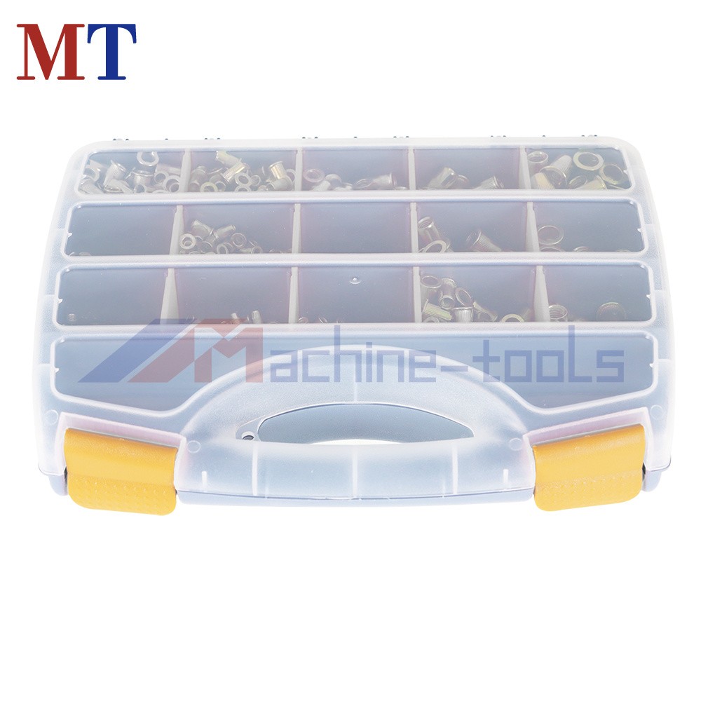 900 Pack Rivnut Rivet Nut Assortment Hand Riveter Gun Nutsert Tool Kit M3 - M10