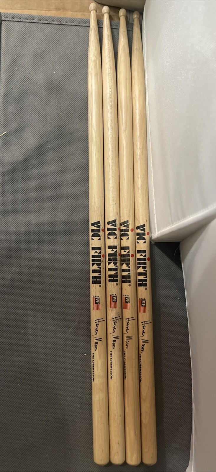 2 New Vintage Pair Vic Firth HARVEY MASON The CHAMELEONS Signature Drum Sticks
