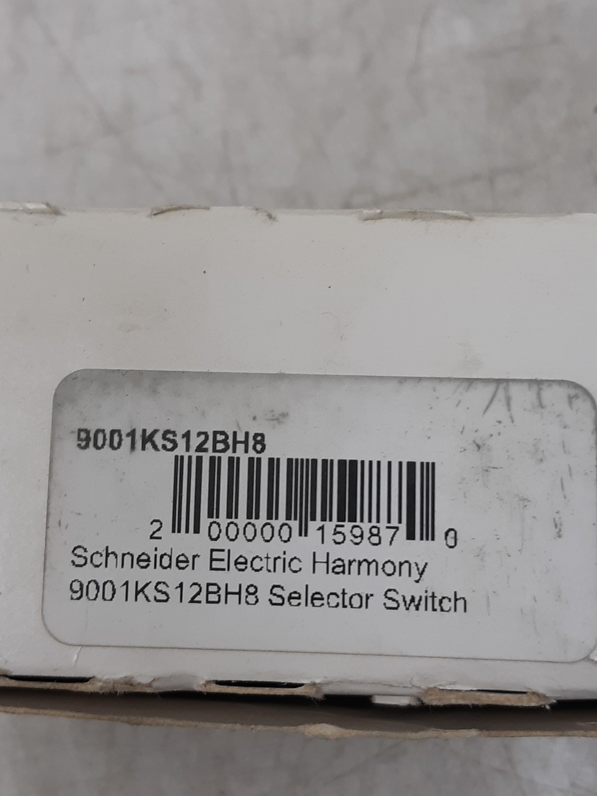 Schneider Electric 9001KS12BH8 Harmony 2-Position Selector Switch