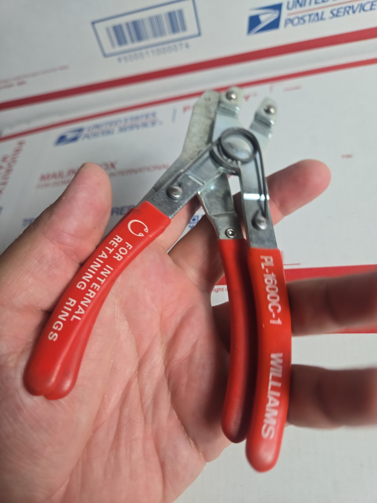 WILLIAMS CO TOOLS SNAP RING INTERNAL AND EXTERNAL PLIERS SET, ****NO TIPS*****