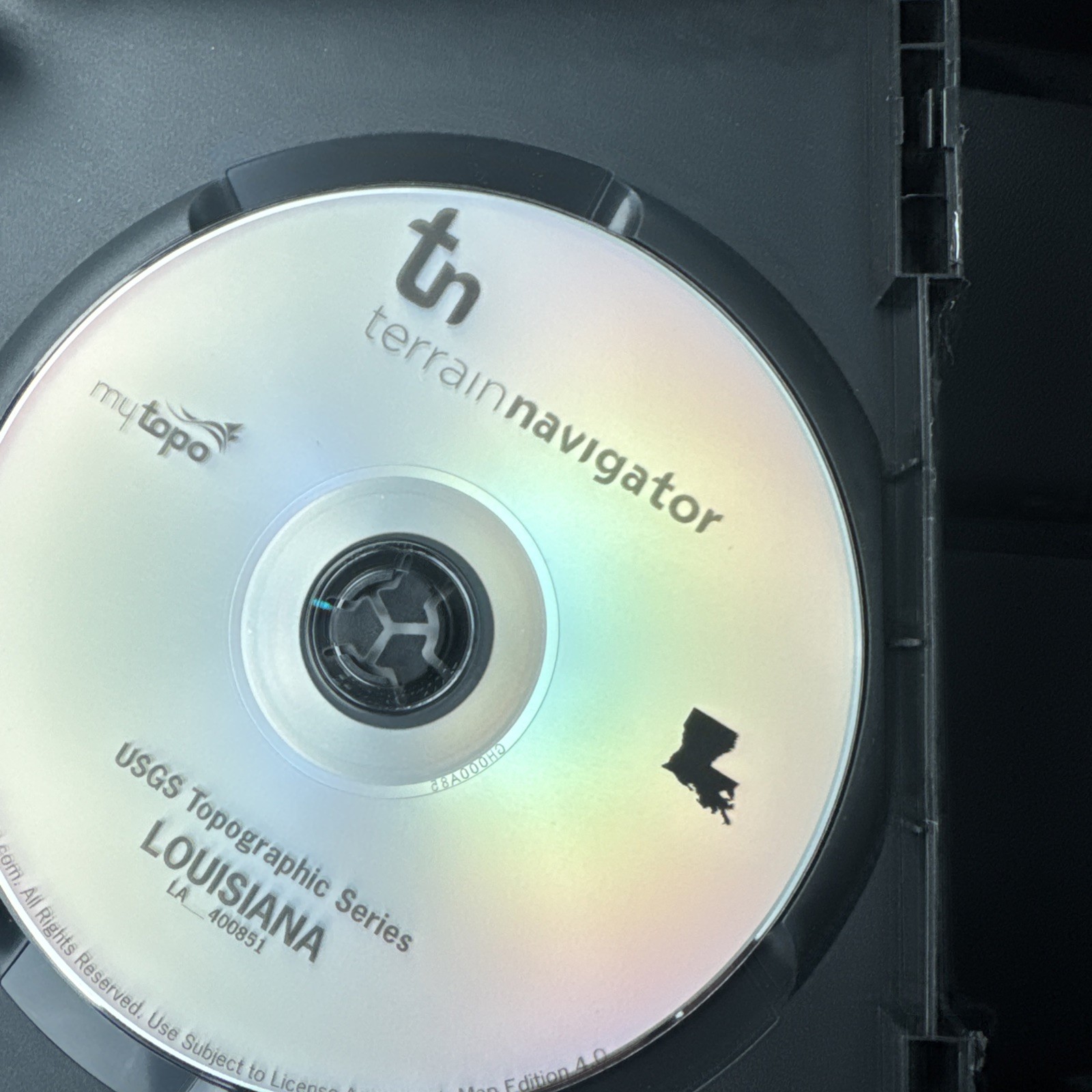 mytopo Terrain Navigator Alabama and lousiana Map DVD-rom for Windows