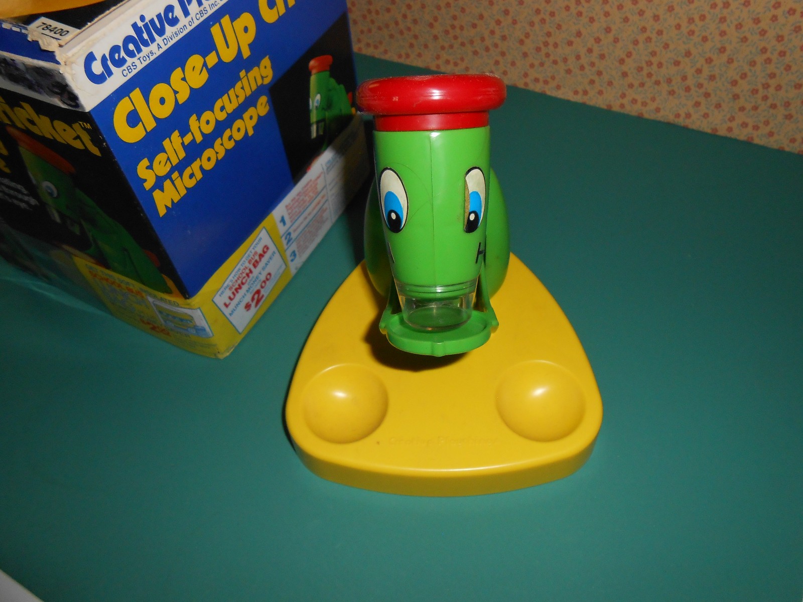Vtg 1970s Close-Up Cricket Microscope Creative Playthings w/original box Child