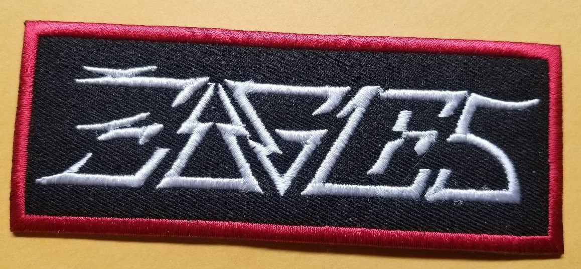 Eagles Embroidered American rock band red Patch approx 1.5 x 4.5"