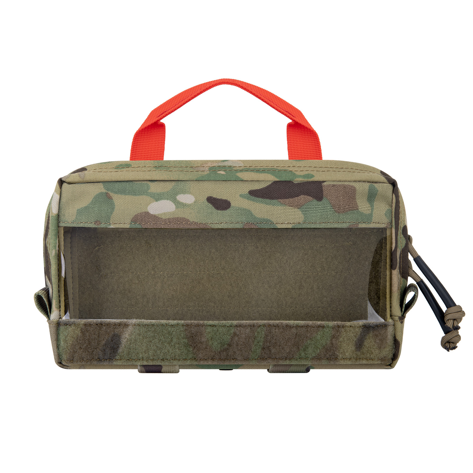 KRYDEX Clear Top Insert Pouch Bag Organizer Hook & Loop Small for D3 Backpack