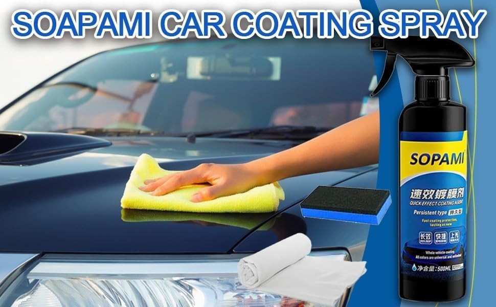 Sopami Ceramic Paint Sealant, Ceramic Coating Maximum Gloss & Shine Ceramic Wax