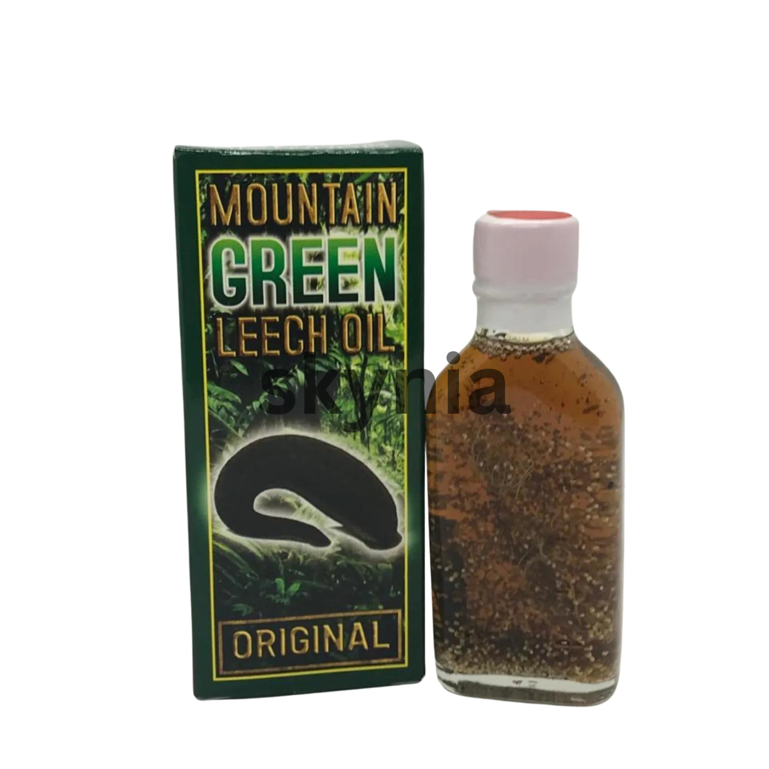 100% Organic Leech Oil Mountain Green for Penis