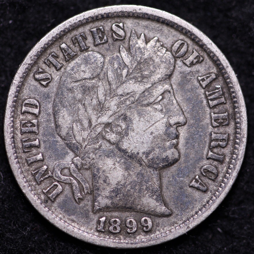 1899 Barber Dime CHOICE XF FREE SHIPPING E526 KCX