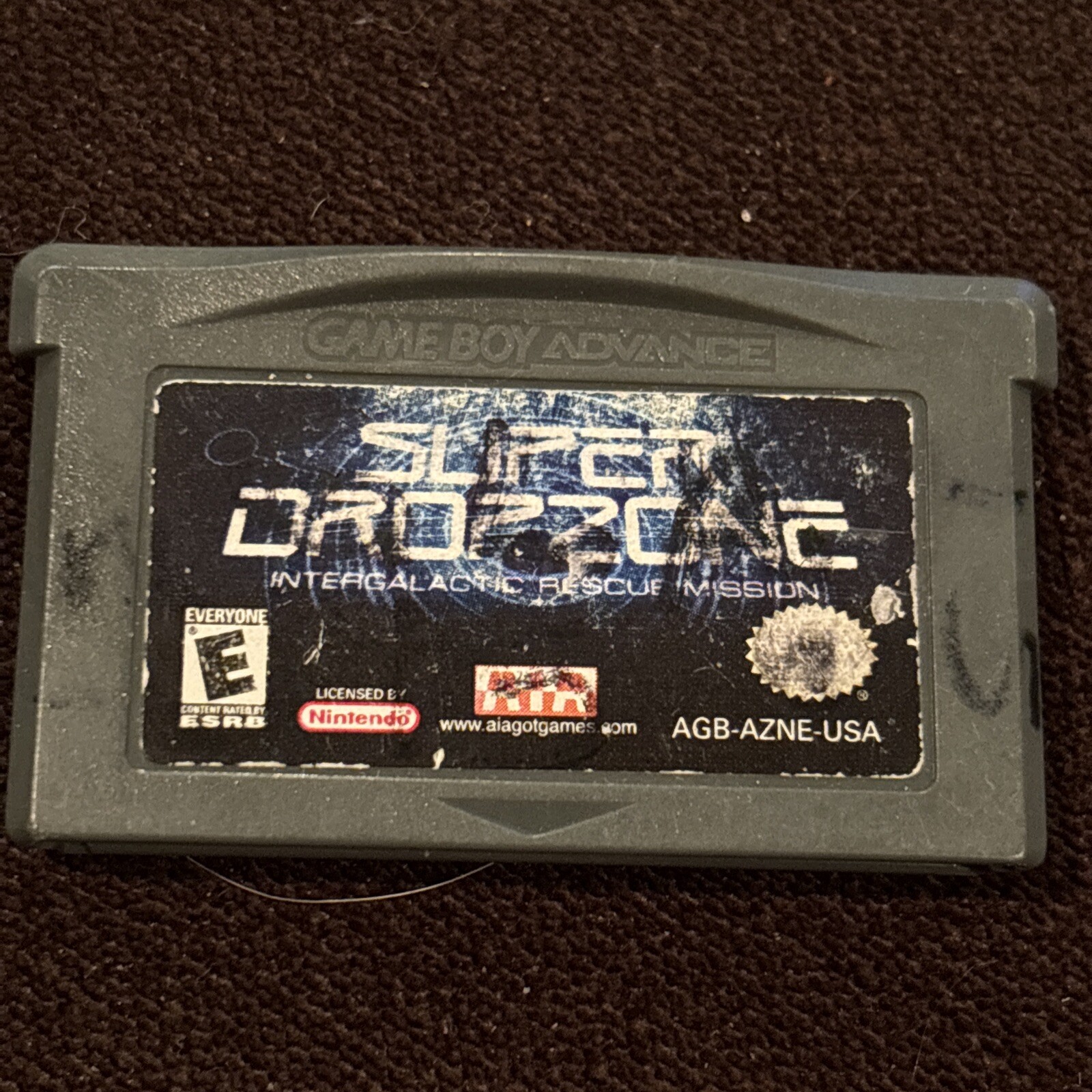 Nintendo Gameboy Advanced Super Drop Zone CARTRIDGE ONLY