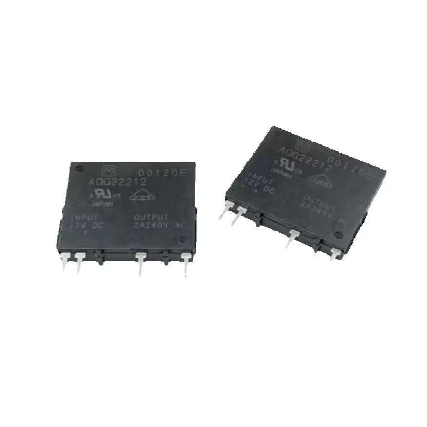 10PCS New Panasonic AQG22212 12VDC 2A Solid-State Relays 4Pin Brand Free Ship