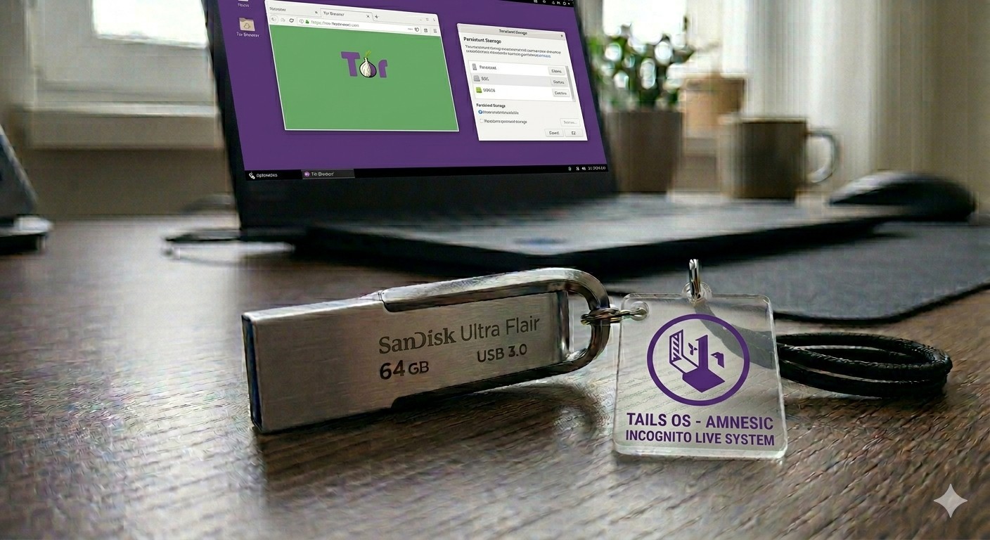 Tails OS On 64GB USB Drive - Privacy first Linux