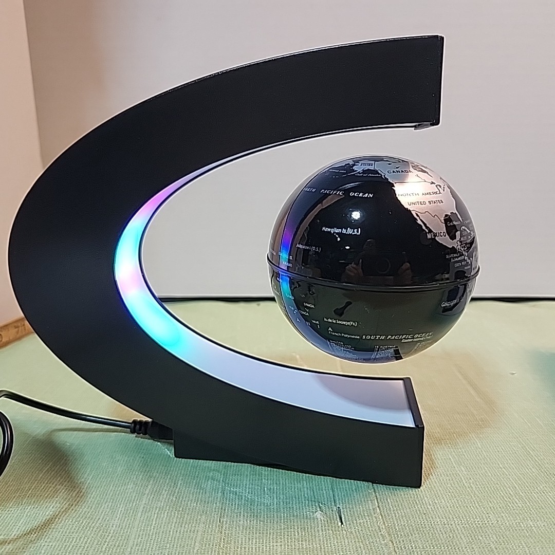 Magnetic Levitation Floating Globe LED Light Anti Gravity Levitating