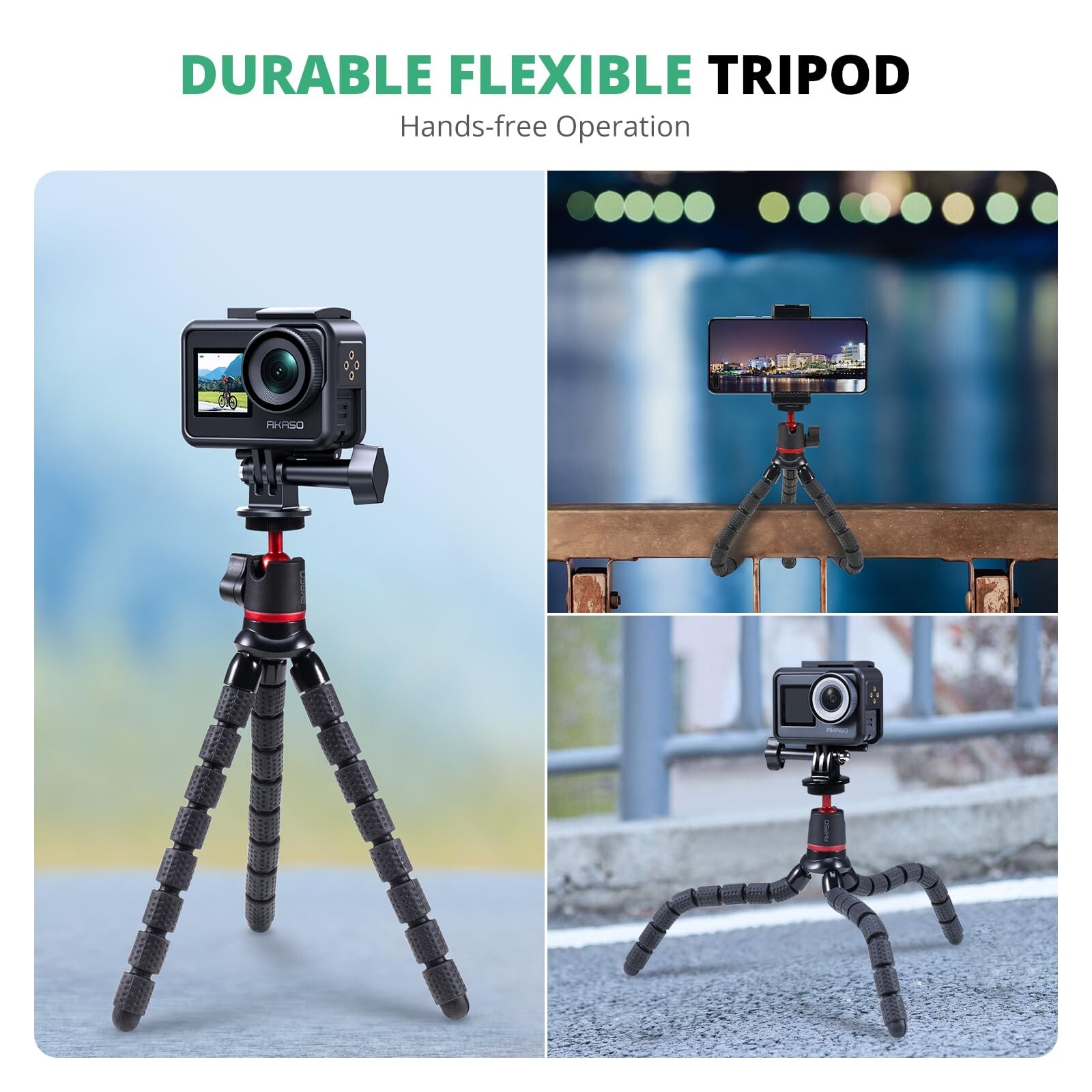 AKASO Action Camera Accessories Kit Compatible with AKASO Action Camera EK700...