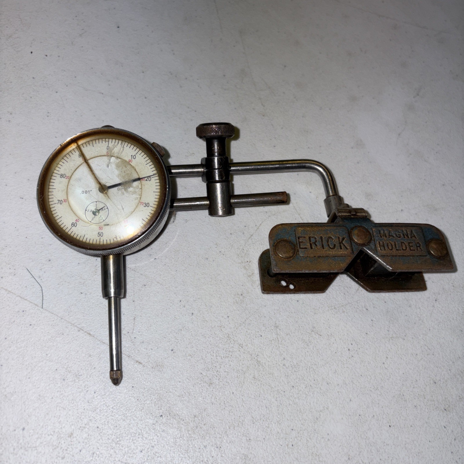 Vintage Erick Magna Holder machinist tool industrial gauge 949852