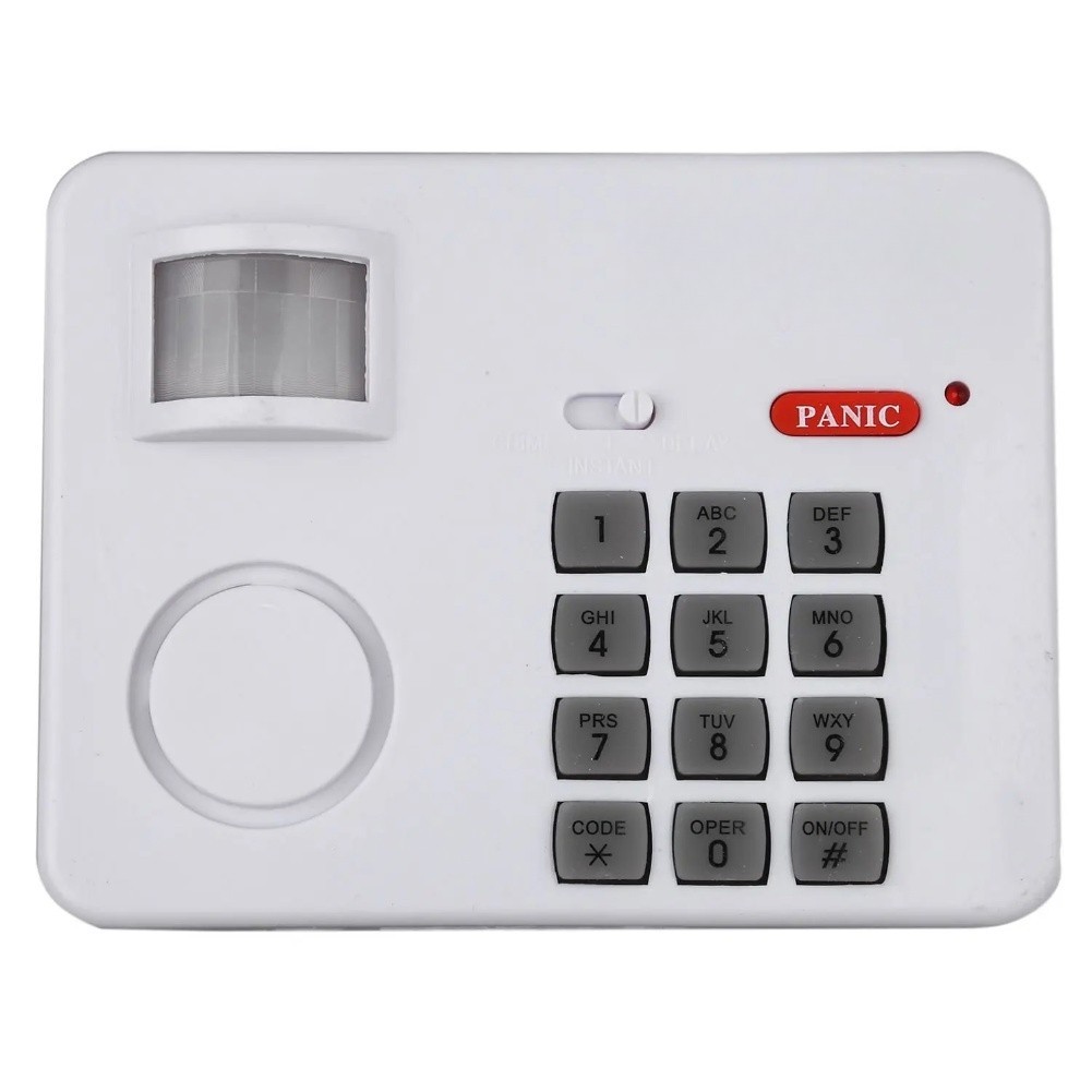 Wireless PIR Sensor Alarm System with Keypad for Home Window and Door Use