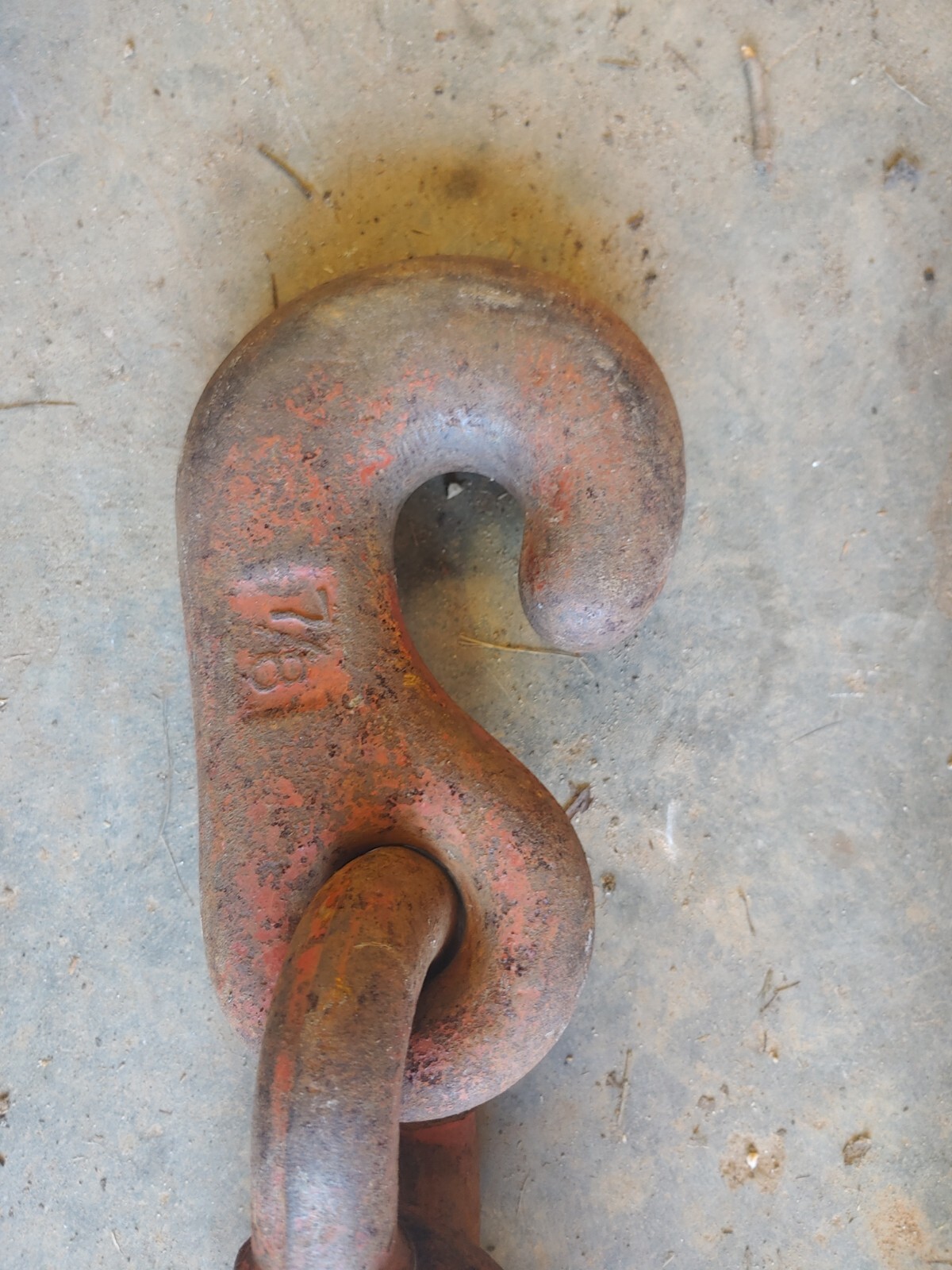 2 Vintage Winch lead chains a668