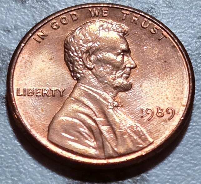 1989 P Philadelphia Lincoln Memorial Penny Uncirculated Free S&H BIN785