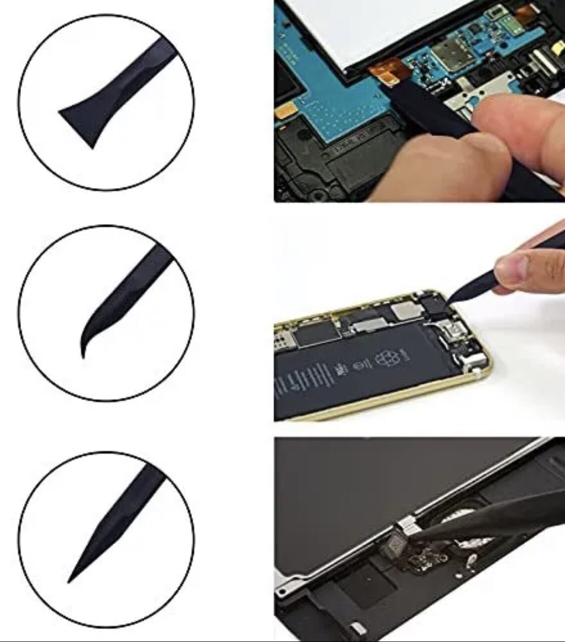Plastic Scraper Tool Multipurpose pry Cleaning for cell phone Mobile Cell Repair
