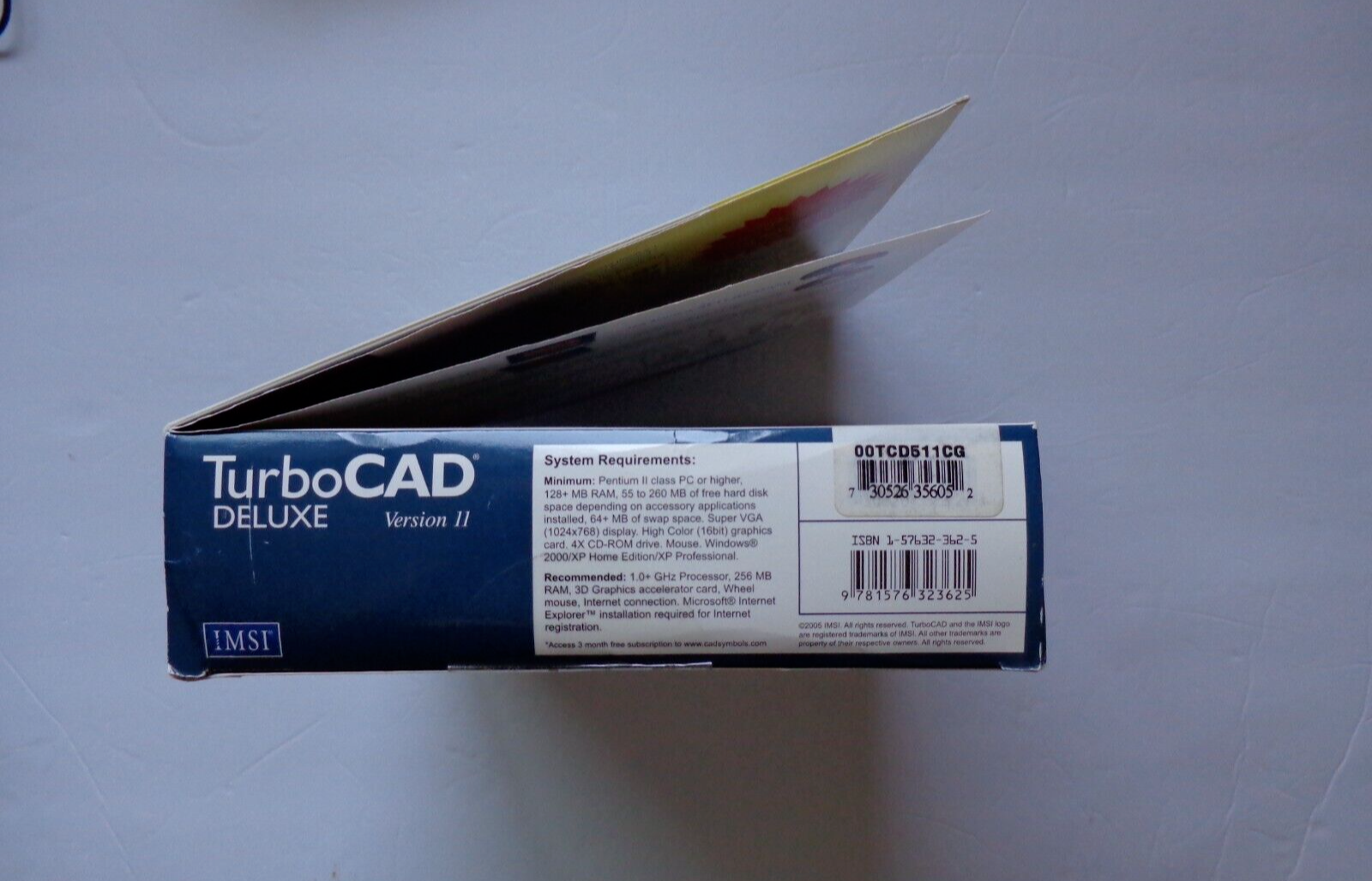 Turbo CAD Deluxe Version 11 For windows 2000 /XP 2D&3D CAD