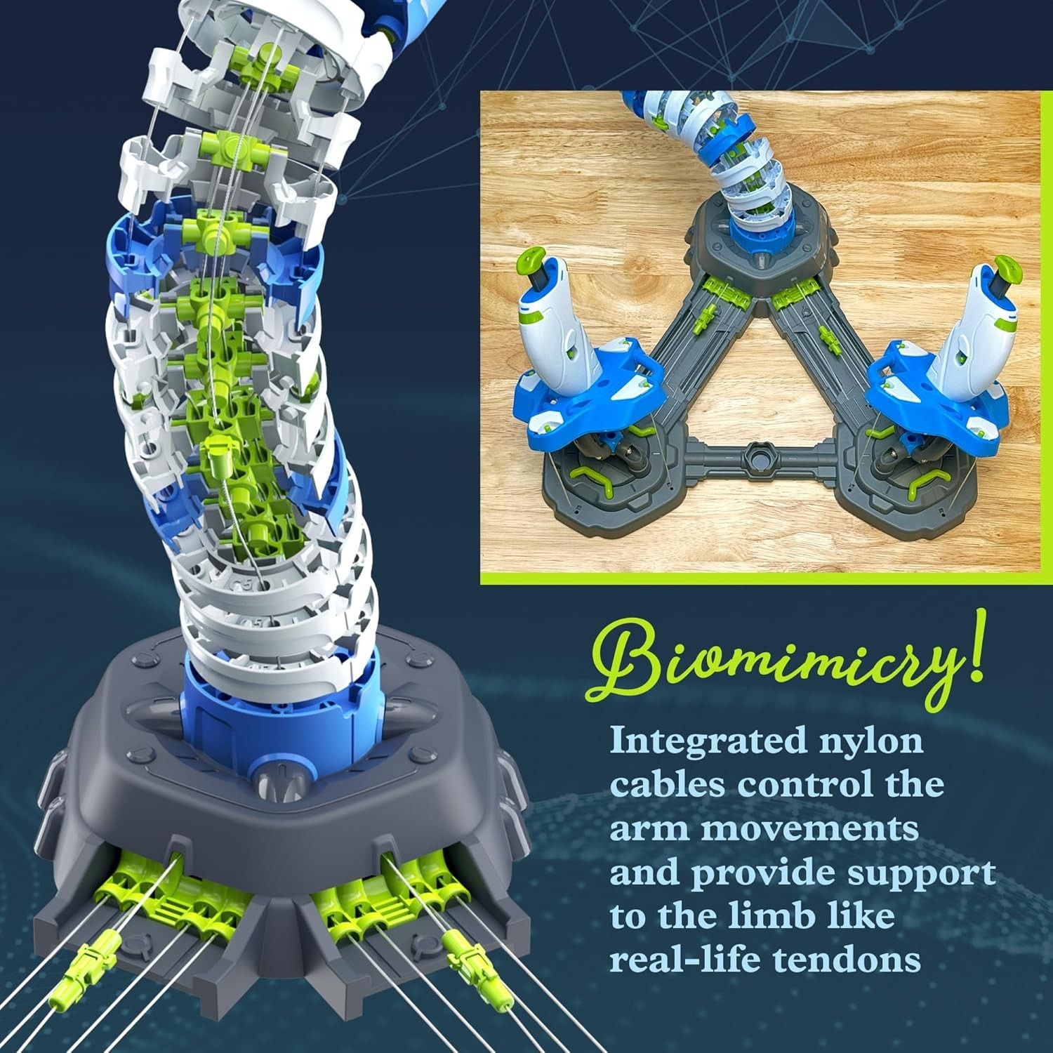 Educational Mechanical Arm Kit for Kids, Explore Robotics and Engineering