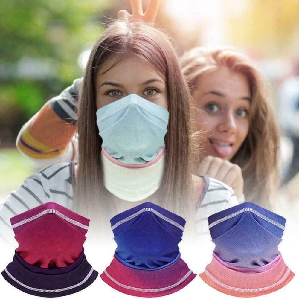 Colorful Neck Gaiter UV Protection Face Mask Scarf Breathable Bandana Balaclava