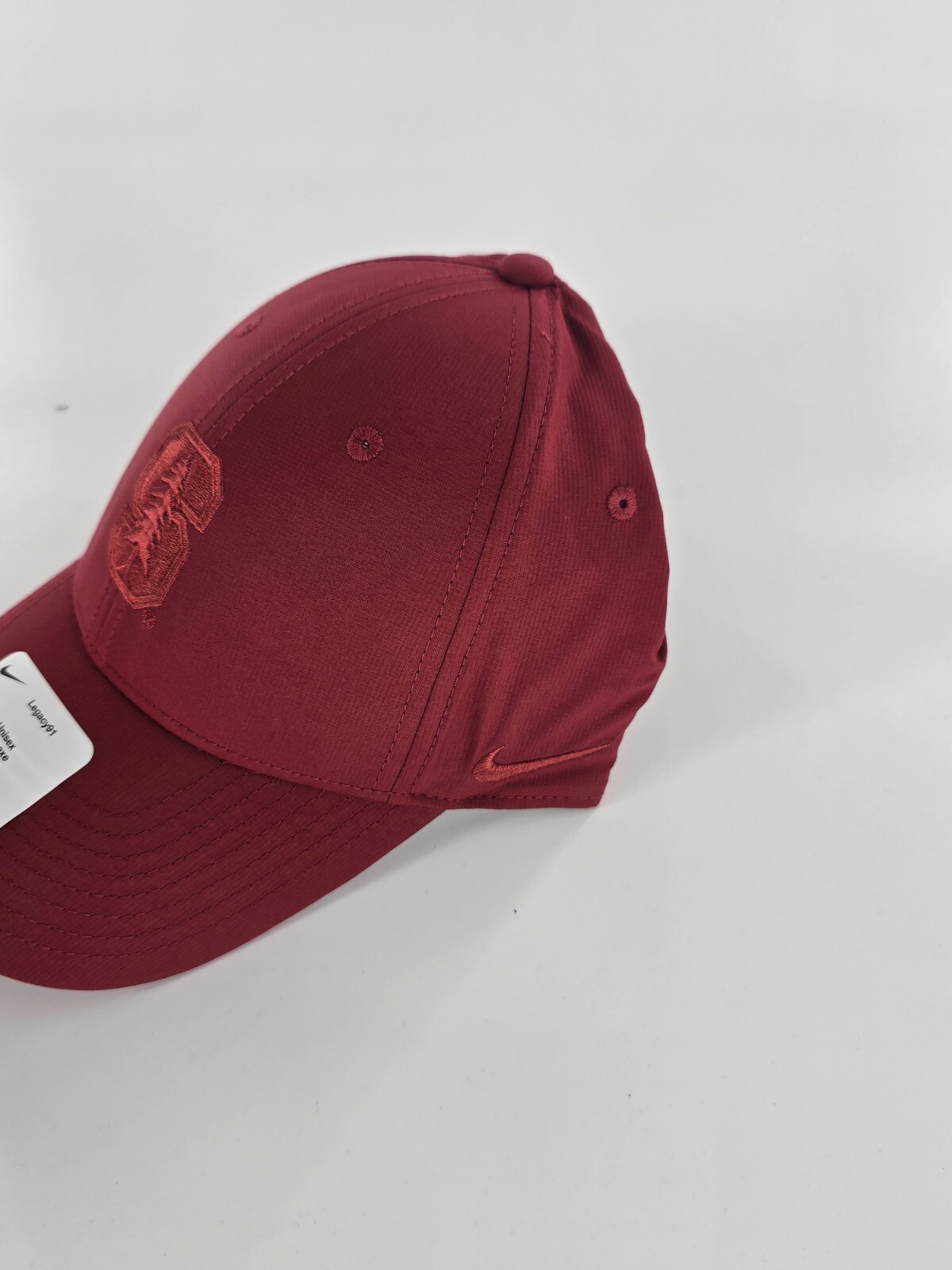 Nike Stanford Legacy91 Cap Men’s OSFM Crimson Dry Performance 2.0 Team Hat New