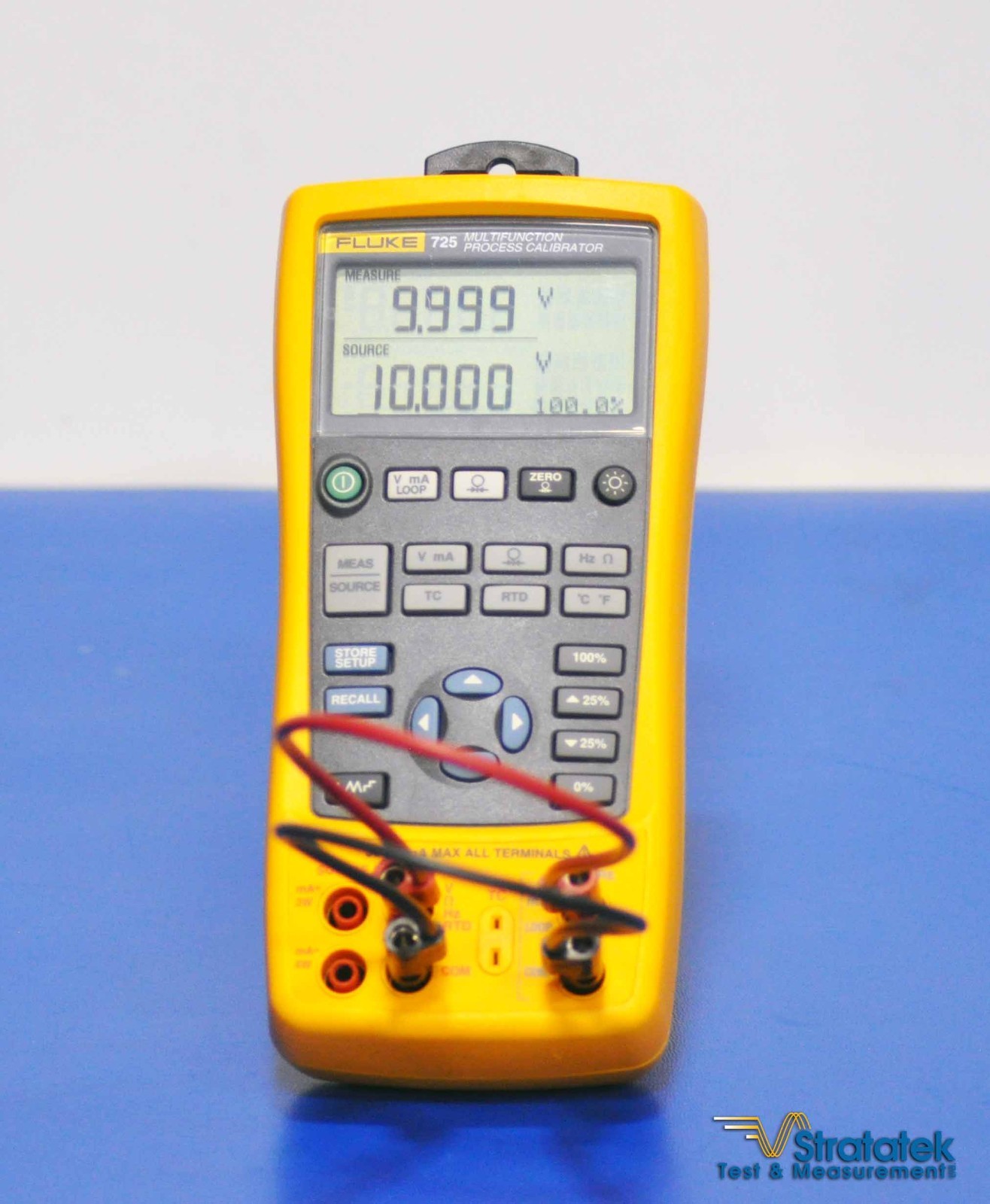 Fluke 725 Multifunction Process Calibrator - NIST Calibrated with Data