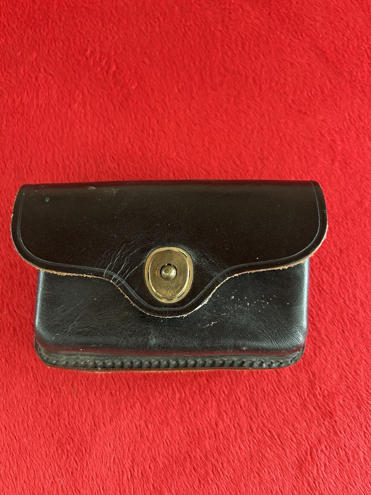 Original Vietnam War Leather First Aid Carlisle Bandage Pouch Officer