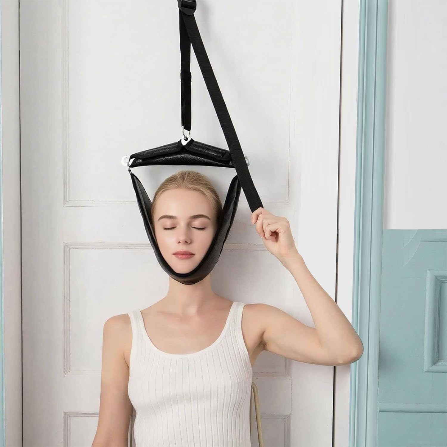 Neck Stretcher Cervical Traction Device for Home Use - over the Door Cervical Ne