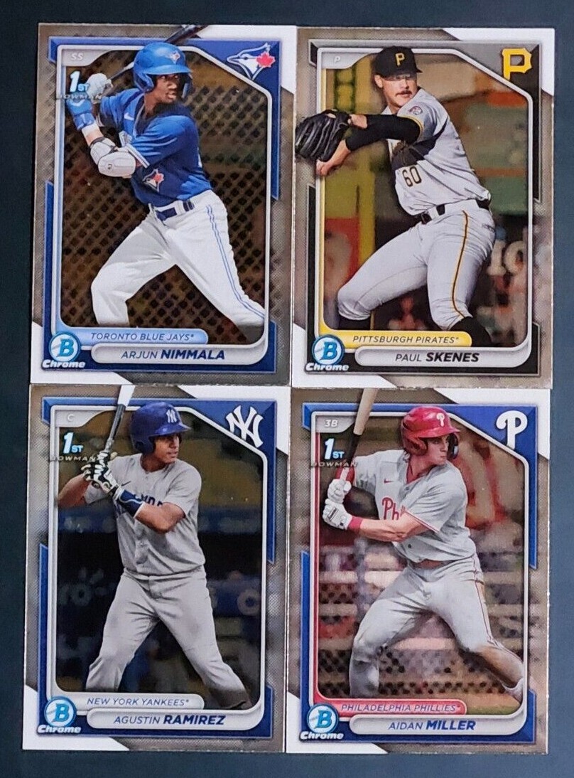 2024 Bowman Chrome Prospects BCP-1 to BCP-150 You Pick the Card